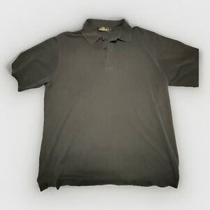 Bugatchi Uomo Polo Shirt Men's Large Black  Collared Designer Polo EUC